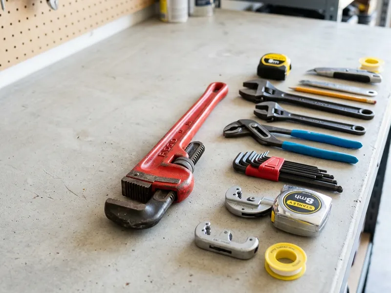 Professional plumbers in Williamson, IL equipped with top-tier tools for residential and commercial plumbing services.
